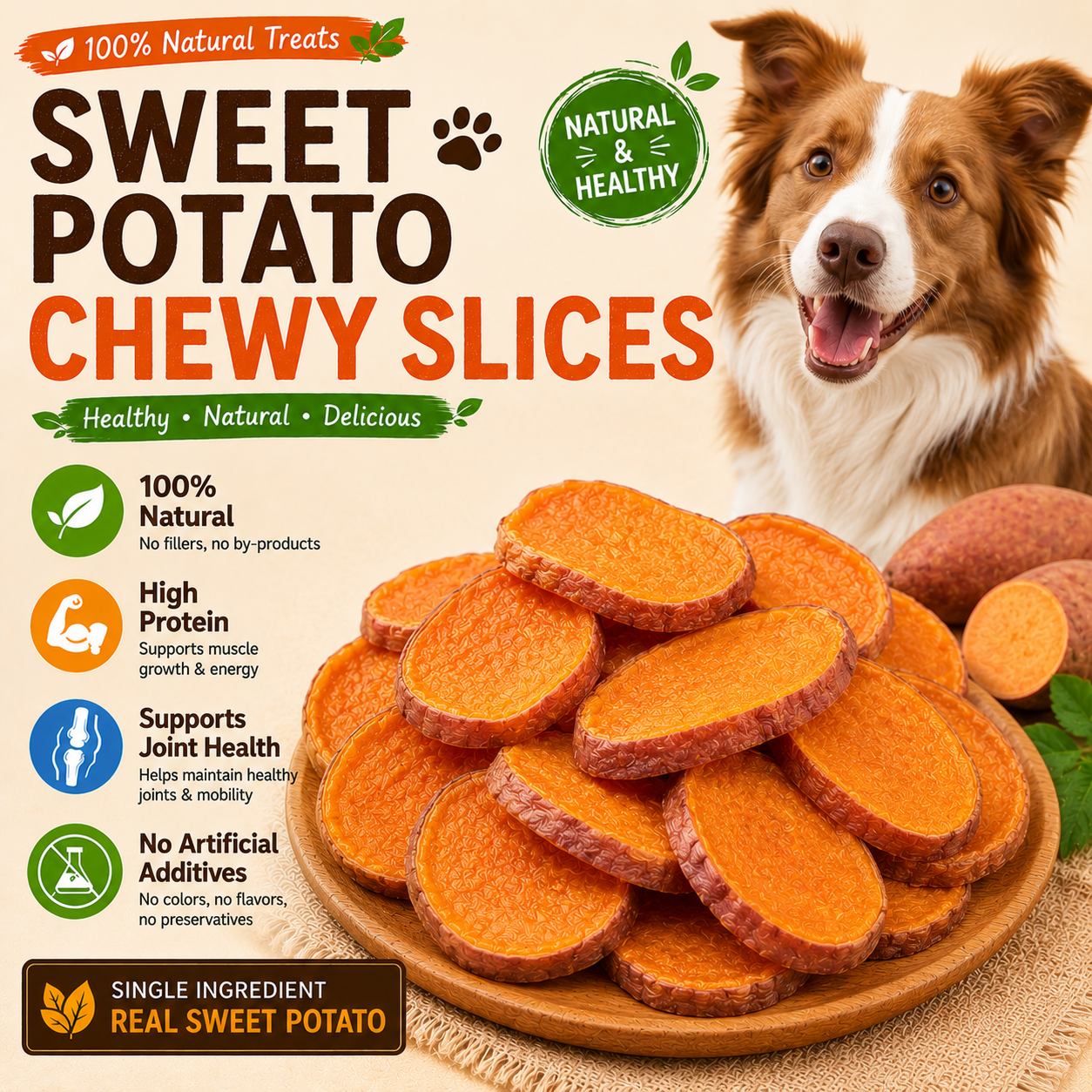 Sweet Potato Chewy Slices
