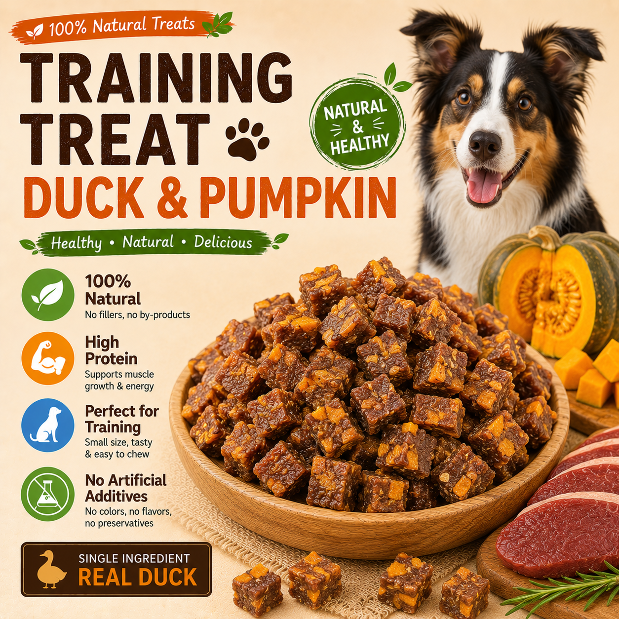 Training Treat Duck & Pumpkin