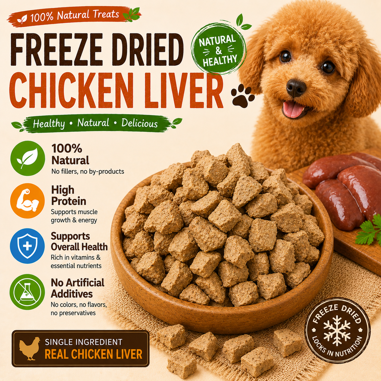 Freeze Dried Chicken Liver