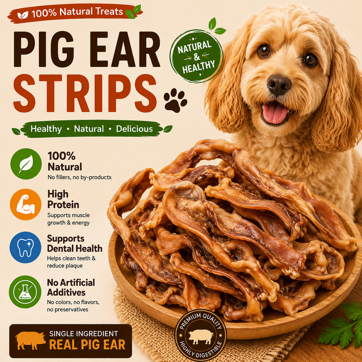 Pig Ear Strips