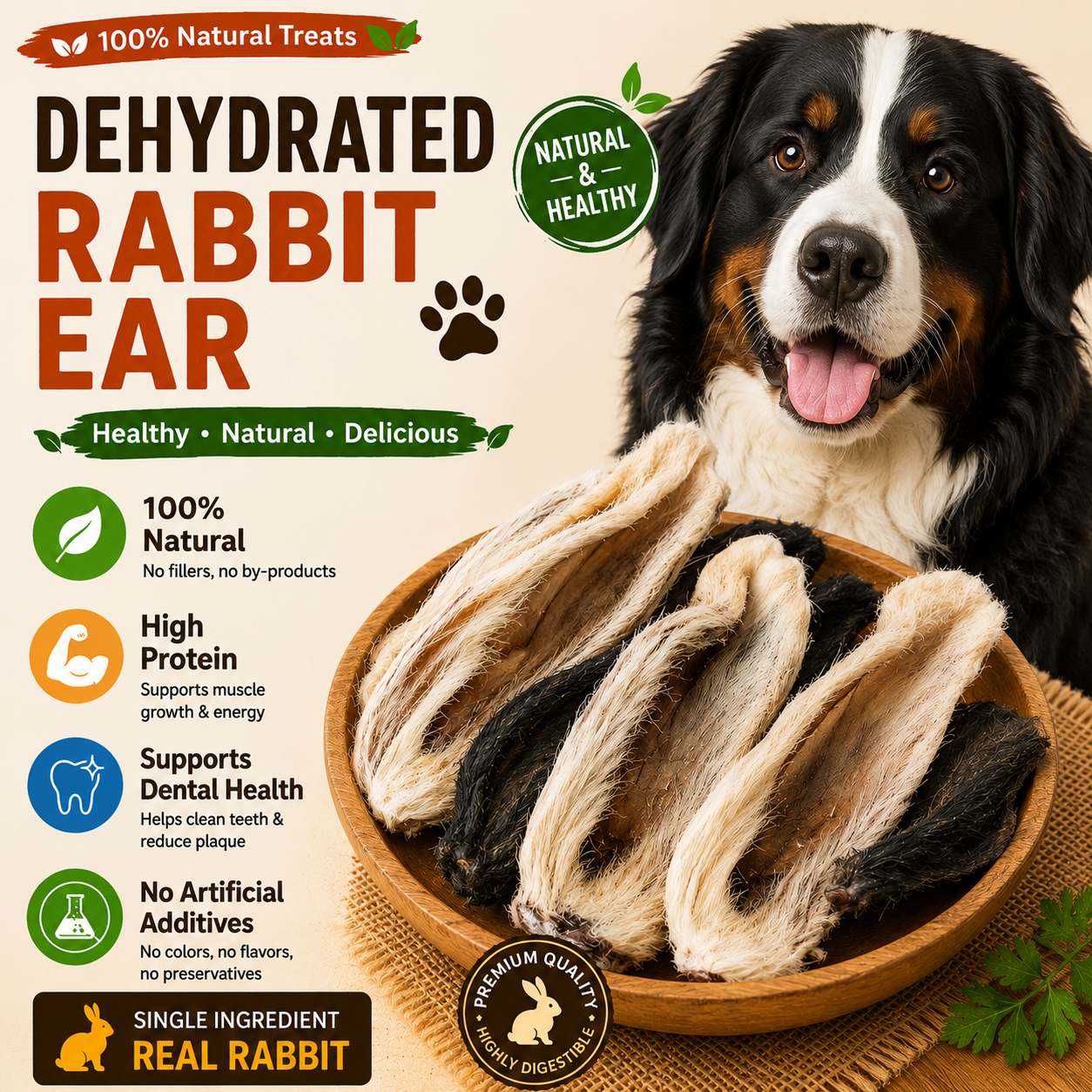 Dehydrated Rabbit Ear
